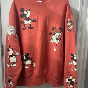 Disney Rust Red Mickey Mouse Apparel